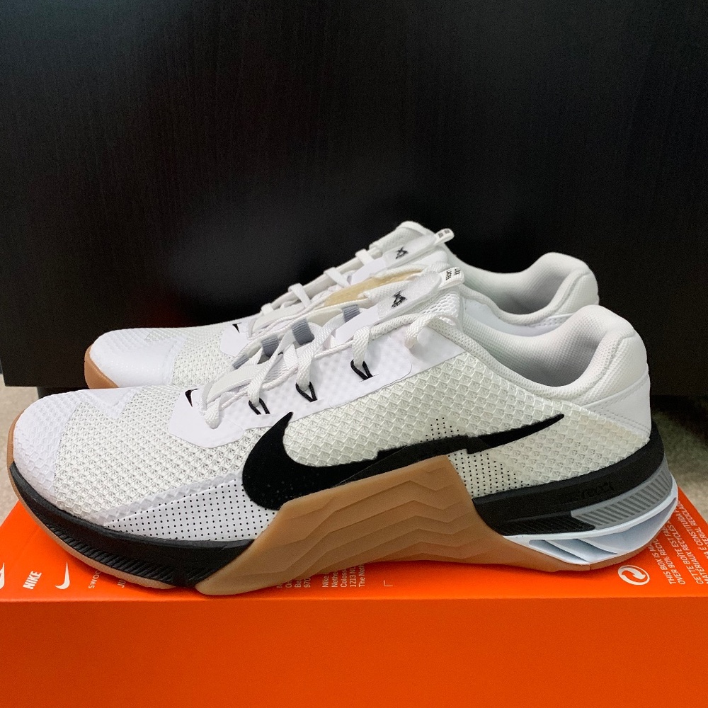 Nike Metcon 7 White Gum Mens Size 11.5 CrossFit Cross Training Gym NEW